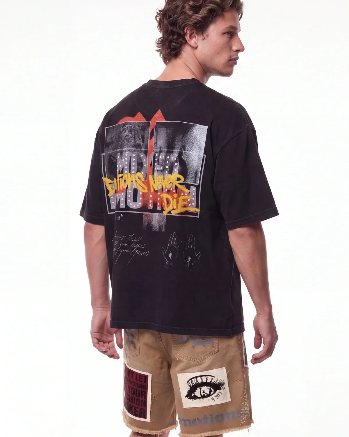 Mixed Emotions Tunes Tee Black