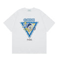 Casablanca Paris Wave & Crocodile Graphic T-Shirt - White