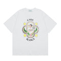 Casablanca Ornate Crest & Figure T-Shirt - White