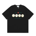 Casablanca Sport Tennis Ball Row T-Shirt - Black
